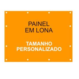 Painel em lona tamanho personalizado