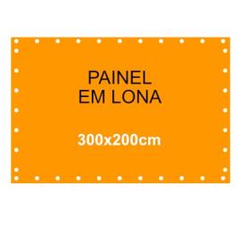 Painel em Lona 300x200cm